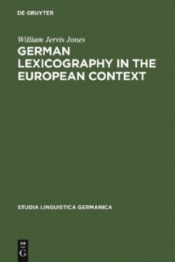 German Lexicography in the European Context A descriptive bibliography of printed dictionaries and word lists containing German language (1600-1700)