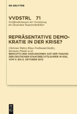 Repräsentative Demokratie in der Krise?