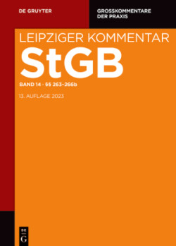 Strafgesetzbuch. Leipziger Kommentar, §§ 263-266b