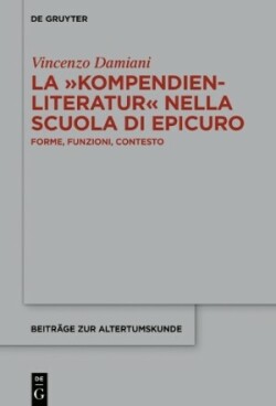›Kompendienliteratur‹ nella scuola di Epicuro