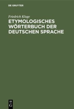 Etymologisches W�rterbuch der deutschen Sprache