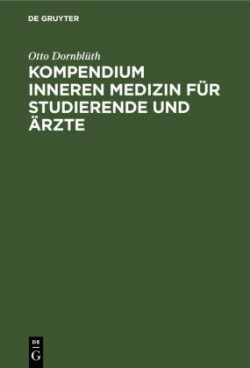 Kompendium Inneren Medizin Für Studierende Und Ärzte
