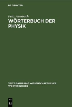 Wörterbuch Der Physik