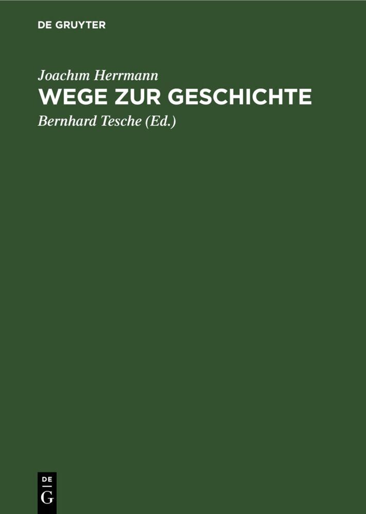 Wege Zur Geschichte