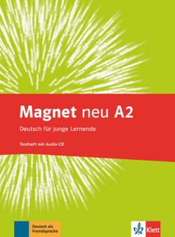 Magnet neu - Deutsch für junge Lernende, Bd. A2, Testheft, m. Audio-CD