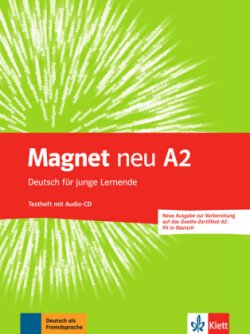 Magnet neu - Deutsch für junge Lernende, Bd. A2, Testheft, m. Audio-CD