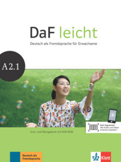 DaF leicht A2 Kursbuch + Arbeitsbuch + DVD-ROM - Teil 1