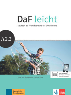 DaF leicht A2 Kursbuch + Arbeitsbuch + DVD-ROM - Teil 2