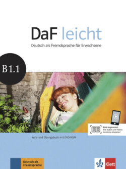 DaF leicht B1 Kursbuch + Arbeitsbuch + DVD-ROM - Teil 1