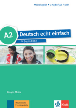 Deutsch echt einfach Medienpaket A2 - Audio-CDs (2) + DVD