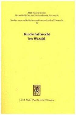 Kindschaftsrecht im Wandel