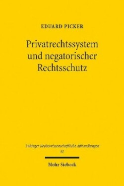 Privatrechtssystem und negatorischer Rechtsschutz