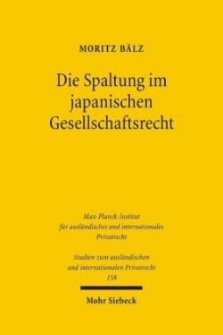 Die Spaltung im japanischen Gesellschaftsrecht