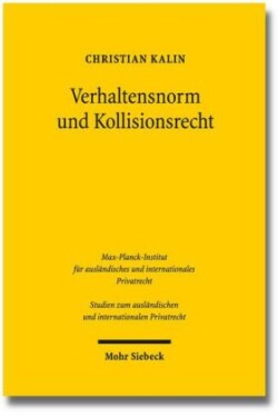 Verhaltensnorm und Kollisionsrecht
