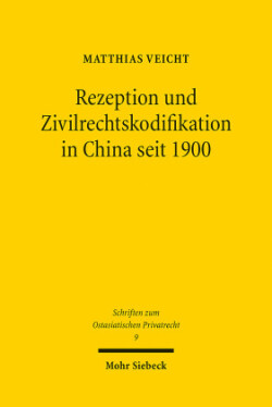 Rezeption und Zivilrechtskodifikation in China seit 1900