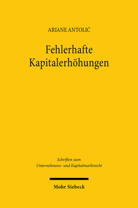 Fehlerhafte Kapitalerhöhungen