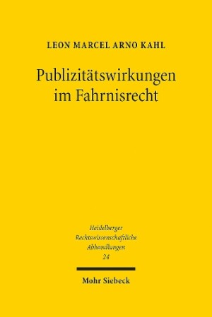 Publizitätswirkungen im Fahrnisrecht