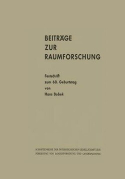 Beiträge zur Raumforschung