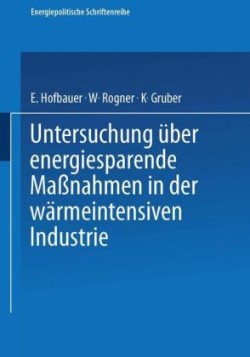 Untersuchung über energiesparende Maßnahmen in der wärmeintensiven Industrie