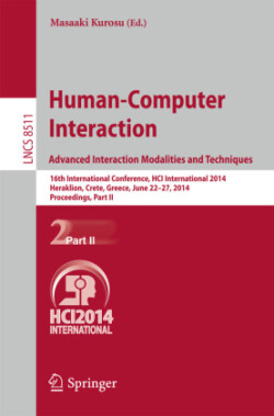 Human-Computer Interaction. Advanced Interaction, Modalities, and Techniques