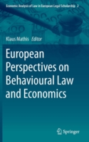 European Perspectives on Behavioural Law and Economics