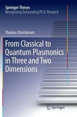 From Classical to Quantum Plasmonics in Three and Two Dimensions