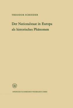 Ansprache des Ministerpräsidenten Dr. Franz Meyers. Der Nationalstaat in Europa als historisches Phänomen