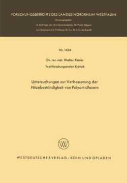 Untersuchungen zur Verbesserung der Hitzebeständigkeit von Polyamidfasern