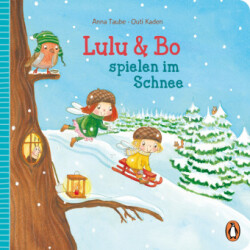 Lulu & Bo spielen im Schnee