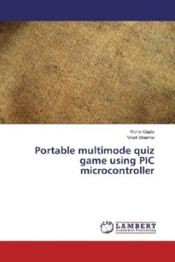 Portable multimode quiz game using PIC microcontroller