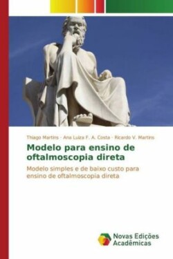 Modelo para ensino de oftalmoscopia direta