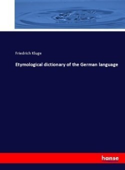 Etymological dictionary of the German language