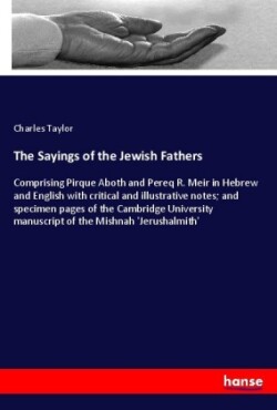 The Sayings of the Jewish Fathers