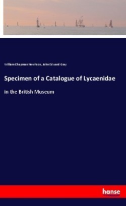 Specimen of a Catalogue of Lycaenidae