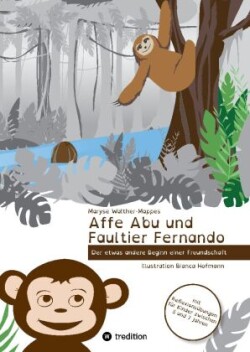 Affe Abu und Faultier Fernando