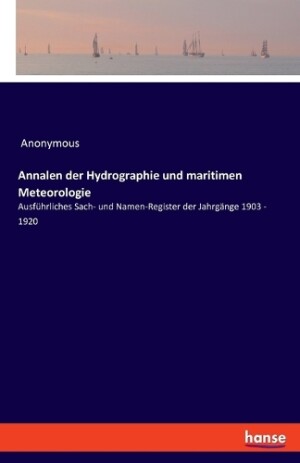 Annalen der Hydrographie und maritimen Meteorologie