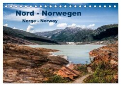 Nord Norwegen Norge - Norway (Tischkalender 2024 DIN A5 quer), CALVENDO Monatskalender
