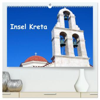 Insel Kreta (hochwertiger Premium Wandkalender 2024 DIN A2 quer), Kunstdruck in Hochglanz