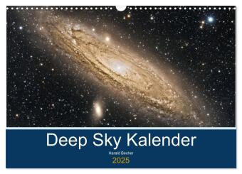 Deep Sky Kalender (Wandkalender 2025 DIN A3 quer), CALVENDO Monatskalender