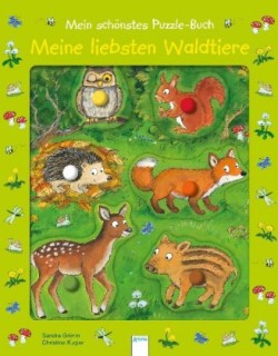 Mein schönstes Puzzle-Buch - Meine liebsten Waldtiere