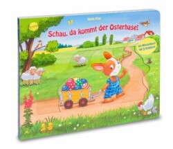 Schau, da kommt der Osterhase!