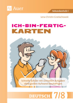 Ich-bin-fertig-Karten Deutsch Klassen 7-8