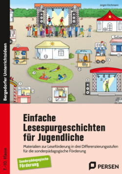 Einfache Lesespurgeschichten für Jugendliche