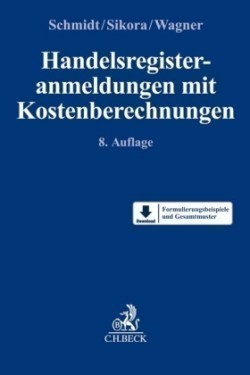 Handelsregisteranmeldungen mit Kostenberechnungen