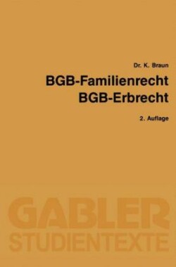 BGB — Familienrecht, BGB — Erbrecht