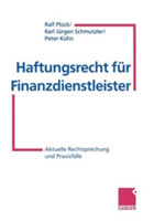 Haftungsrecht für Finanzdienstleister