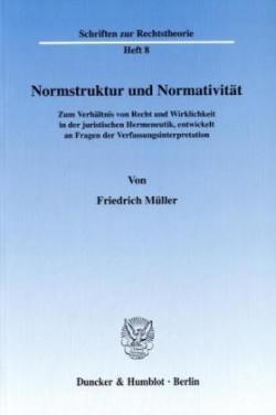 Normstruktur und Normativität.