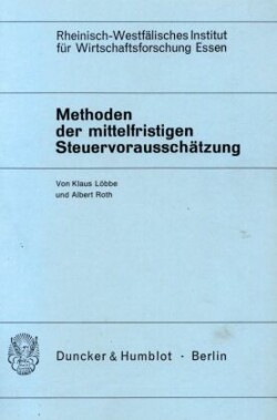 Methoden der mittelfristigen Steuervorausschätzung.