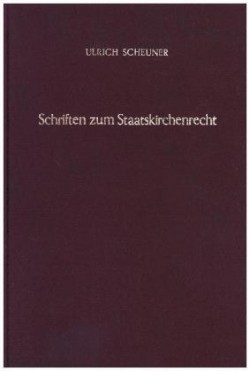 Schriften zum Staatskirchenrecht.