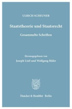 Staatstheorie und Staatsrecht.